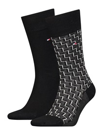 Tommy Hilfiger Men's Socks Graphic - 2 Pairs  Socks
