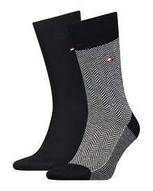 Tommy Hilfiger Ανδρικές Κάλτσες Herringbone - 2 Ζεύγη  Κάλτσες