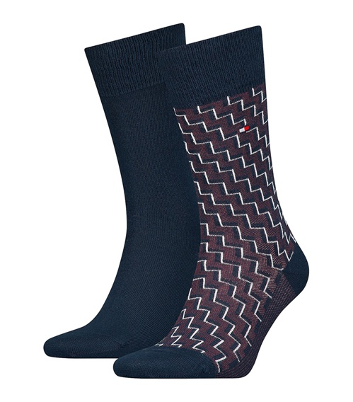 Tommy Hilfiger Ανδρικές Κάλτσες Graphic - 2 Ζεύγη  Κάλτσες