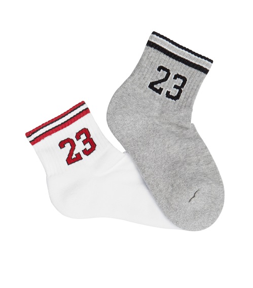 FMS Kids Socks Athletic Sneaker Half Towel Fashion - 2 Pairs  Socks