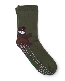 FMS Women's Slipper-Socks Full Towel Silicone Fashion  Socks