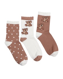 FMS Women's Socks Cotton Fashion - 3 Pairs  Socks