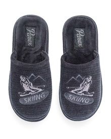 Parex Men's Home Slippers Skiing  Slippers