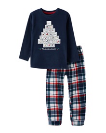 Zippy Kids Pyjama Fleece Calendar Tree  Pyjamas
