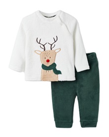 Zippy Infant Pyjama Fleece Boy Reindeer  Pyjamas