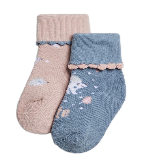 Ysabel Mora Infant Socks Thermal Pattern - 2 Pairs  Socks