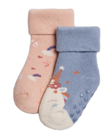 Ysabel Mora Infant Socks Thermal Pattern Anti-Slip - 2 Pairs  Socks