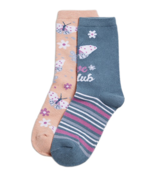 Ysabel Mora Παιδικές Κάλτσες Κορίτσι Σχέδια - 2 Ζεύγη  Κάλτσες