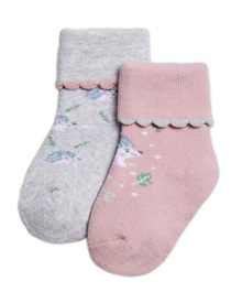 Ysabel Mora Infant Socks Thermal Pattern - 2 Pairs  Socks