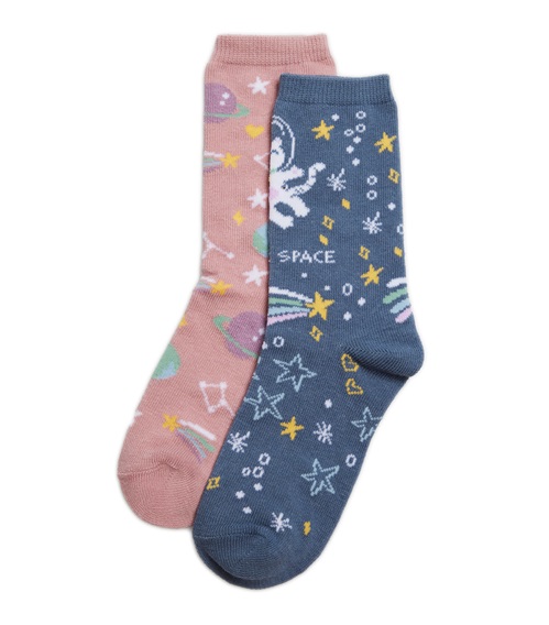 Ysabel Mora Παιδικές Κάλτσες Κορίτσι Σχέδια - 2 Ζεύγη  Κάλτσες