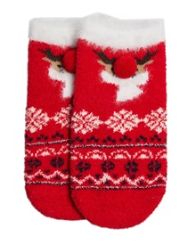 Ysabel Mora Infant Socks Anti-Slip Xmas - 2 Pairs  Socks