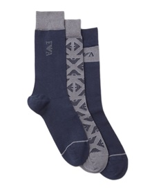 Emporio Armani Ανδρικές Κάλτσες EA Logo - 3 Ζεύγη  Κάλτσες