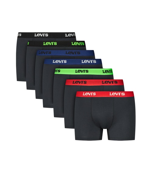 Levi's Men's Boxer High Comfort Stretch Gift Box - 7 Pack  Boxer