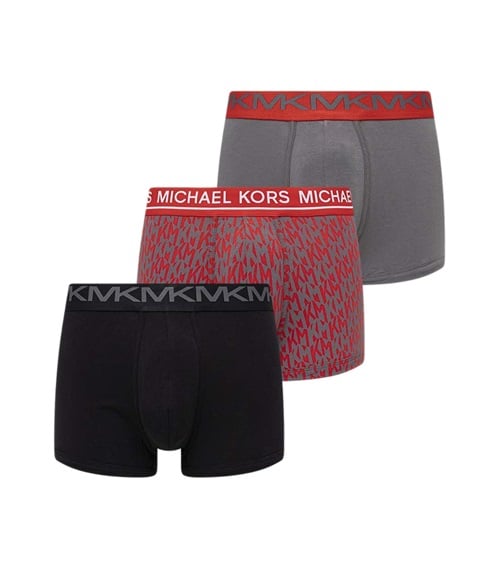 MICHAEL KORS Ανδρικό Boxer Stretch Factor Cotton - Τριπλό Πακέτο  Boxerακια