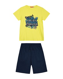Energiers Kids Set Blouse-Shorts Boy Graffity  Clothes