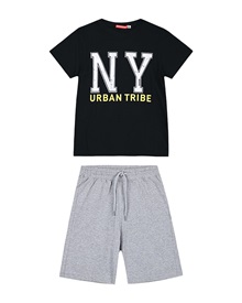 Energiers Kids Set Blouse-Shorts Boy Urban Tribe  Clothes