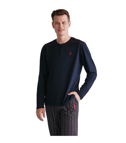 U.S. Polo ASSN. Men's Pyjama Stripes  Pyjamas
