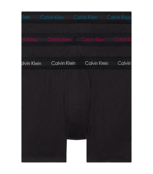 Calvin Klein Ανδρικό Boxer Μακρύ Cotton Stretch - Τριπλό Πακέτο  Boxerακια