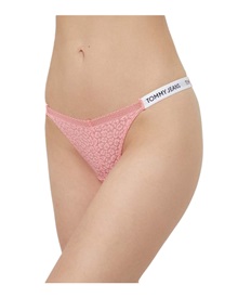 Tommy Hilfiger Women's String Heritage High-Leg Lace Thong  String