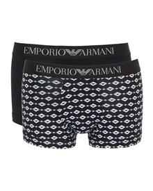 Emporio Armani Men's Boxer Rhombus Pattern - 2 Pack  Boxer