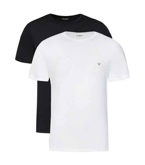 Emporio Armani Ανδρικό T-Shirt Lounge Stretch Cotton - Διπλό Πακέτο  Φανελάκια