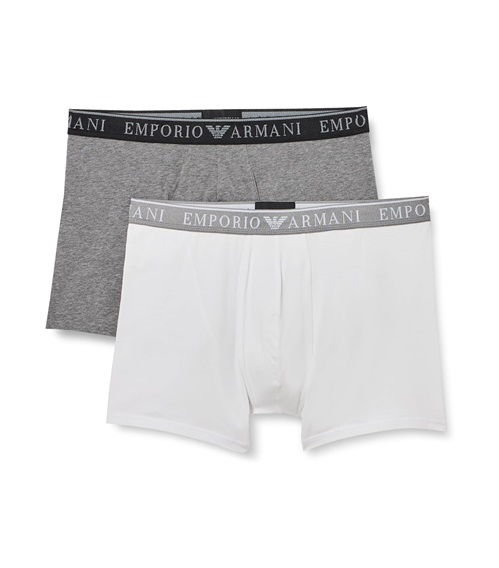 Emporio Armani Men's Boxer Stretch Cotton Endurance - 2 Pack  Boxer