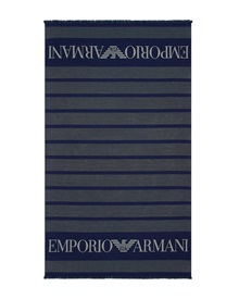 Emporio Armani Πετσέτα Θαλάσσης Stripes 100x170εκ  Πετσέτες Θαλάσσης