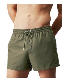 Calvin Klein Men's Swimwear Shorts Short Drawstring Logo Tape  Bermuda