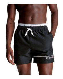 Calvin Klein Men's Swimwear Shorts Medium Double Waistband CK Meta Legacy  Bermuda