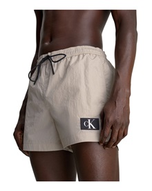Calvin Klein Men's Swimwear Shorts Short Drawstring CK Monogram  Bermuda