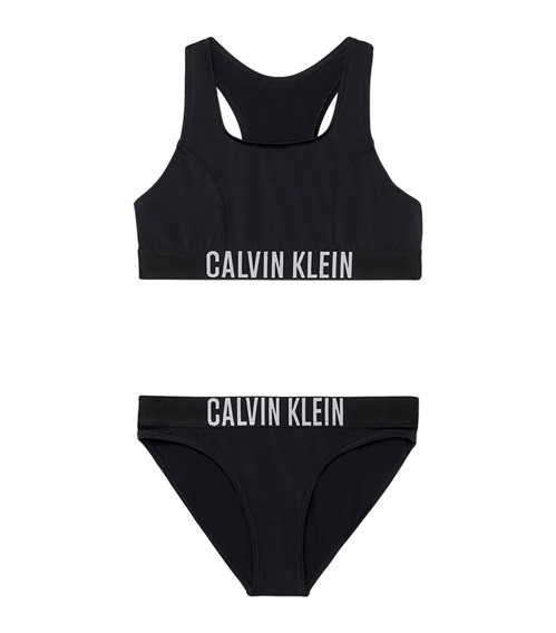 CALVIN KLEIN CK ONE Women Lace Mesh Shorts Sexy Logo Black QF6962
