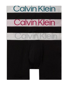 Calvin Klein Men's Boxer Long Steel Cotton Trunks - 3 Pack  Boxer