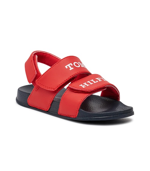 Tommy Hilfiger Παιδικά Σανδάλια Αγόρι Logo Velcro Sandal  Παντόφλες