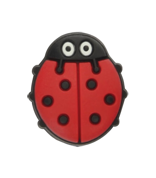 Crocs Jibbitz Διασκοσμητική Καρφίτσα Ladybug  Παιδικές Παντόφλες