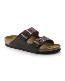 Birkenstock Men's Sandals Arizona Leather Core Essentials Oiled Narrow  Slippers