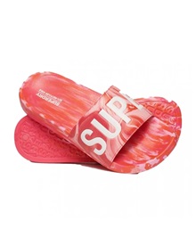 Superdry Women's Slide Marble Vegan Pool  Slippers-Slides