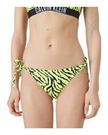 Calvin Klein Women's Swimwear Slip Side-Tie Print Intense Power  Slip