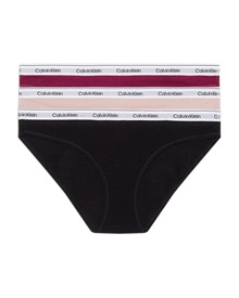 Calvin Klein Women's Slip Low Rise Bikini Briefs - 3 Pack  Slip