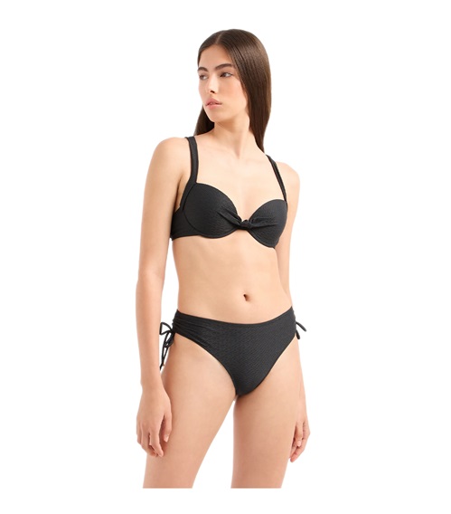 Emporio Armani Women's Swimwear Bikini Set Push-up-Slip Side-Tie  Swimwear Bikini Set