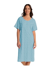 Lydia Creations Women's Nightdress Buttons Classic Blossom  Nightdresses