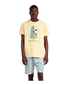 Admas Men's Pyjama Snoopy Beach Beagle  Pyjamas