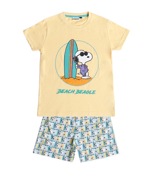Admas Kids Pyjama Boy Snoopy Beach Beagle  Pyjamas