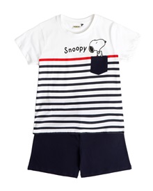 Admas Kids Pyjama Boy Snoopy Stripes  Pyjamas