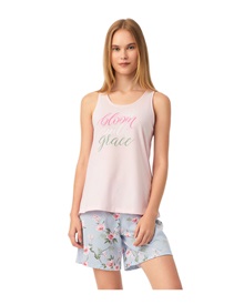Minerva Women's Pyjama Short Bloom With Grace  Pyjamas