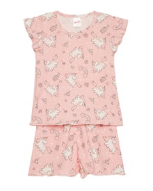 Minerva Kids-Infant Pyjama Girl Sleevless Unicorn  Pyjamas