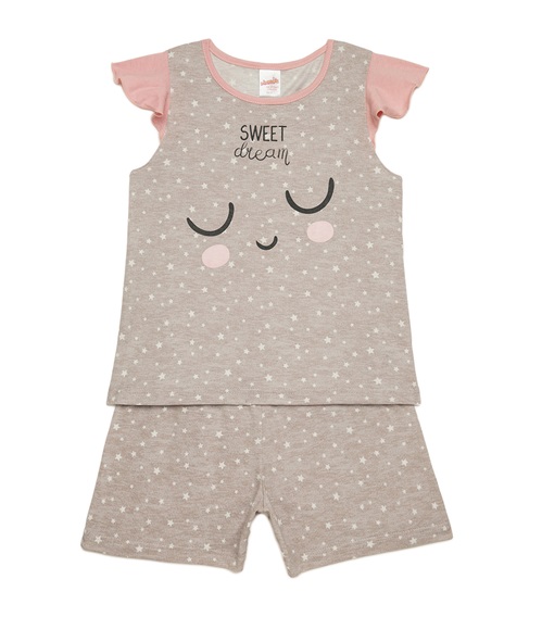 Minerva Kids Pyjama Girl Sleevless Sweet Dream  Pyjamas