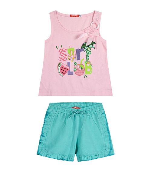 Energiers Kids Set Top-Shorts Girl Surf Club  Clothes