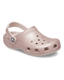 Crocs Kids Slippers Girls Classic Glitter Clog T  Flip Flops