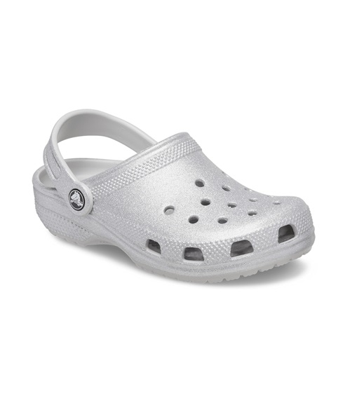 Crocs Kids-Teen Slippers Girls Classic Glitter Clog K  Flip Flops