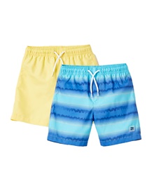 Zippy Kids Swimwear Boy Shorts Waves - 2 Pack  Boys Swimwear